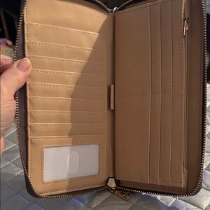 Gray Wristlet Clutch